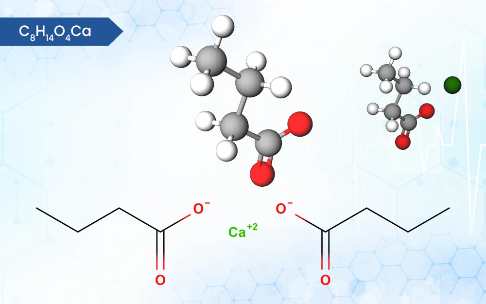 Calcium Butyrate food grade (C8H14O4Ca)