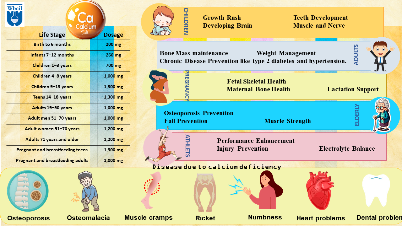 Calcium Salts manufactured by WBCIL
