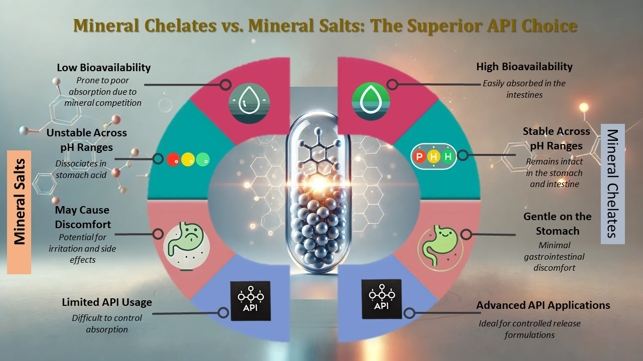 Amino acids in mineral metabolism