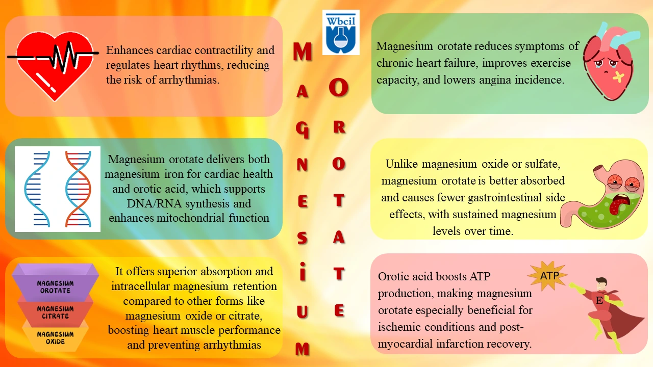 Applications of magnesium orotate in heart health